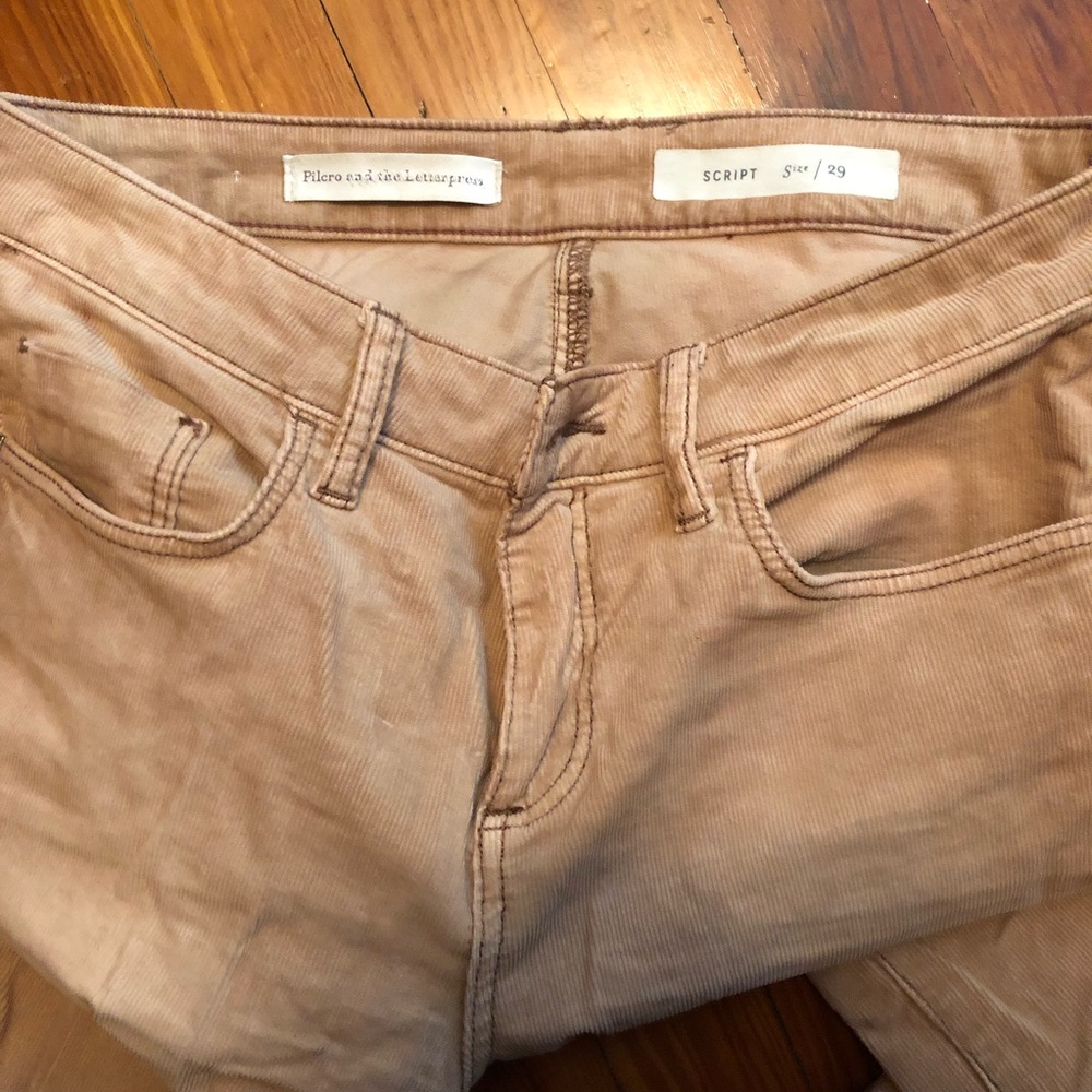 Anthro Pilcro Script High Rise Cords - Picture 4 of 5